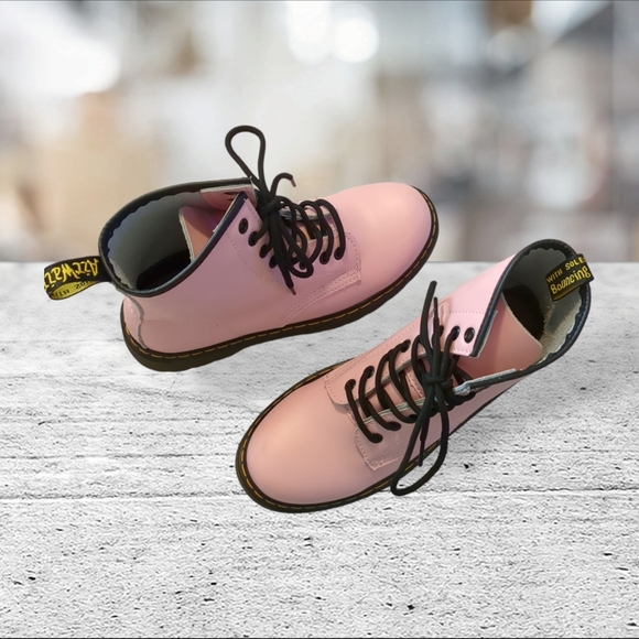 Dr  Martens pink combat boots size 9 - Picture 6 of 15